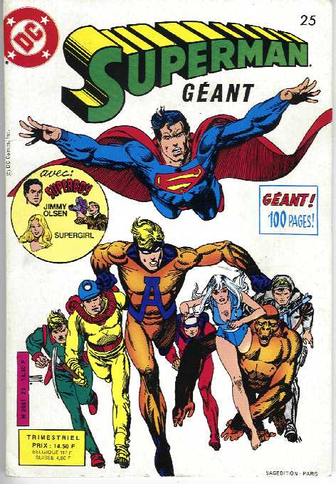 Une Couverture de la Srie Superman Gant 2